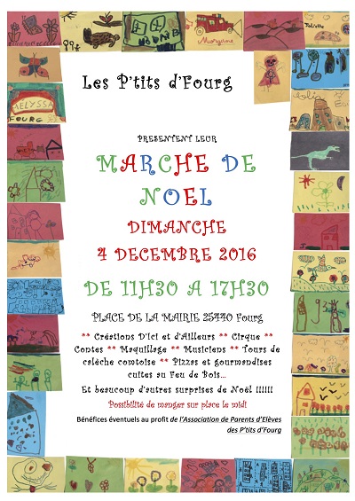 Marché de Noël des “P’tits d’Fourg”